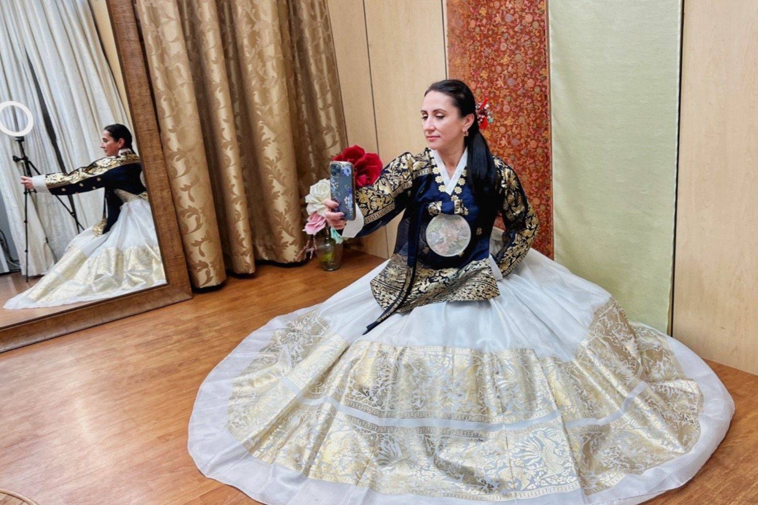 Wedding hanbok rental top